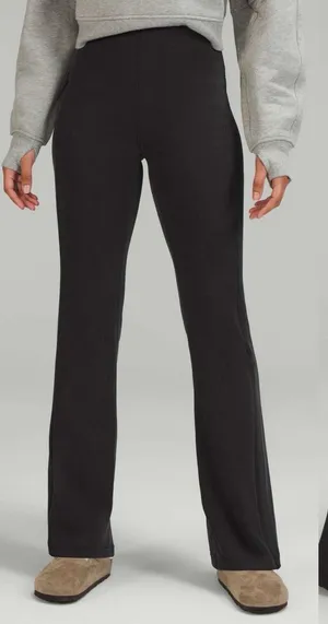 Lululemon Brushed Softstreme Ribbed Zip Flared Pant thumbnail 1