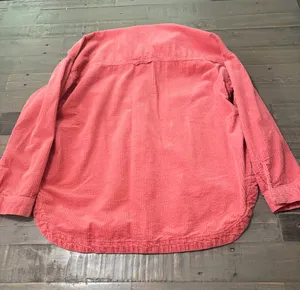 Forever 21 Pink Corduroy Button Front Shacket Overshirt Size Small thumbnail 5