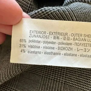Zara Basic Gray Plaid Ruffle Pockets High Waist Straight Leg Pants SZ S #2010 thumbnail 13