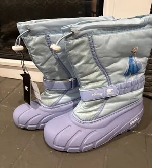 Sorel Women's Disney Frozen‎ Elsa Snow Boots Waterproof Winter Blue Size 7 thumbnail 1