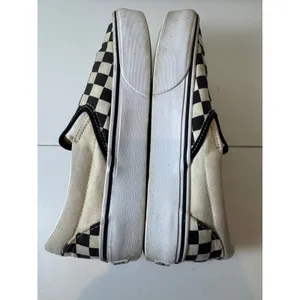 Vans Checkerboard Slip On Shoes‎ Women 8 Canvas Skate Sneakers Minimalist thumbnail 5