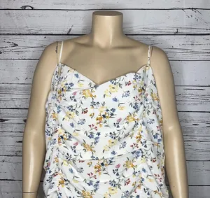 Abercrombie & Fitch NWT Size XXL Floral Print Fully Lined Ruched Mini Dress thumbnail 3