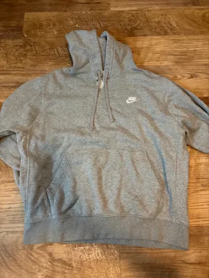 Nike grey hoodie thumbnail 1