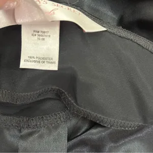 VTG Victoria's Secret Black Satin Lingerie size Small thumbnail 6