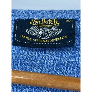 Von Dutch Southern‎ California Blue Razorback Long Sleeve Women’s Size M thumbnail 4