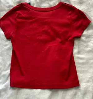 Red Baby Tee Brandy Melville thumbnail 2