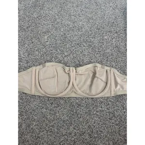 Victoria's Secret‎ Nude Beige Strapless Underwire Bandeau Bra 36B VTG y2k thumbnail 4