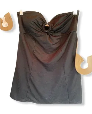 White Stag Bathing‎ Suit Tankini Top Black thumbnail 1
