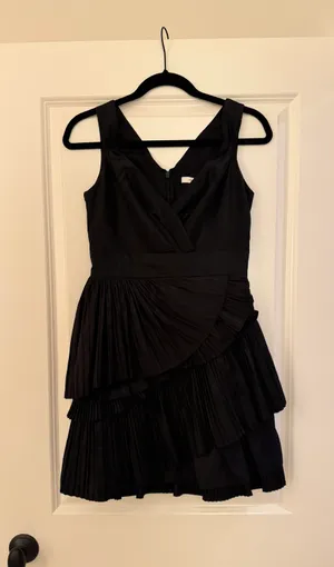 Maxwell and Cleo Pleated Black Dress thumbnail 3