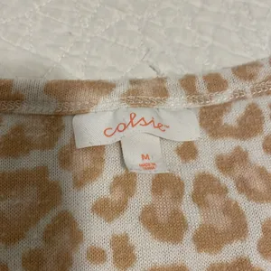 Colsie Tan and Pinkish Animal Print PJ Set thumbnail 2