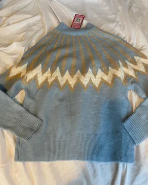 Moon Ryder BNWT blue cr aspen sweater thumbnail 11