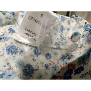 Tuckernuck Calico Ditsy Floral Royal Shirt Dress Blue White Size Small thumbnail 4