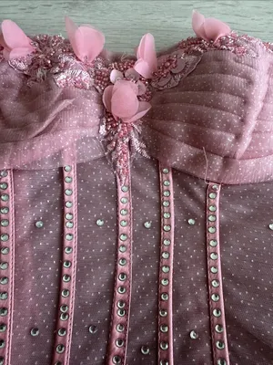 Warm Notices Quinceanera/Ball Gown Dusty Pink Size 8 NWT thumbnail 11
