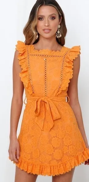 Angle Smiles Dress In Sunset thumbnail 1