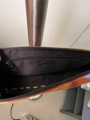 Genuine Leather Brown tote bag thumbnail 6