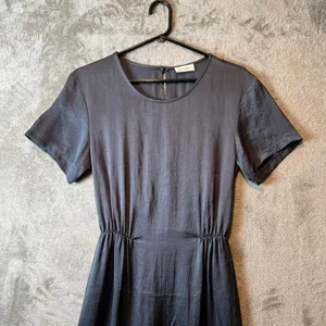 American Vintage Women's Widland Short Sleeve Dress‎ Shadow Grey Size Small thumbnail 3