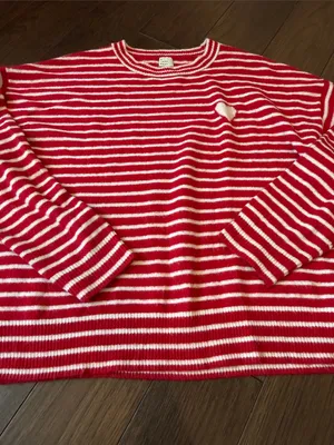 A New Day Women's Valentine's Pullover Heart Sweater XL - C30-058 thumbnail 6