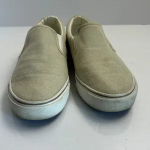 Natural‎ Reflections Womens Beige Canvas Slip On Sneakers SC-0404-VABK Size 7.5 thumbnail 2