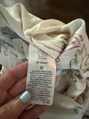 FARM Rio Belted Floral Insects Romper- size Medium thumbnail 10