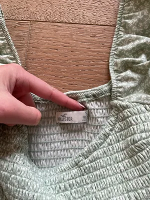 Green Dress Hollister Floral Mini thumbnail 2