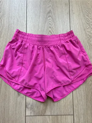 Lululemon Hotty Hot Short II *Long 4" Pink Highlight Size 6 thumbnail 8