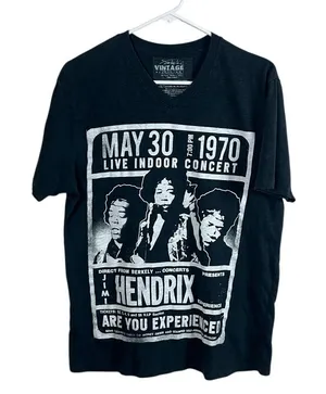 Jimi Hendrix Black Band Tee size L Size L thumbnail 1