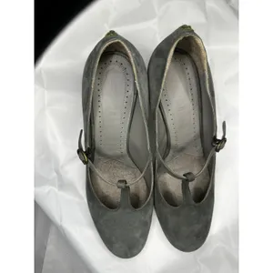 Hugo Boss Taupe Suede Mary Jane Block Heels thumbnail 2