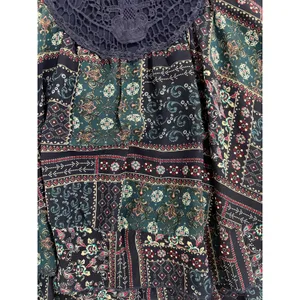 Altar’d State Boho Patchwork Floral Lace Tank Top Flowy Size Medium thumbnail 3