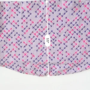 NEW BP. Nordstrom Purple Geometric Crop Tube Top L Retro Boho Strapless LARGE thumbnail 9
