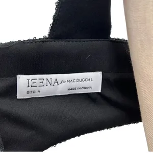 Ieena for Mac Duggal Jumpsuit 26691 Sequin Cut Out Wide Leg‎ Black Size 4 thumbnail 14