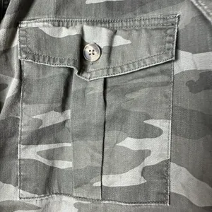 AMERICAN EAGLE Camo Camouflage Shirt Jacket Shacket Size Medium Green thumbnail 9