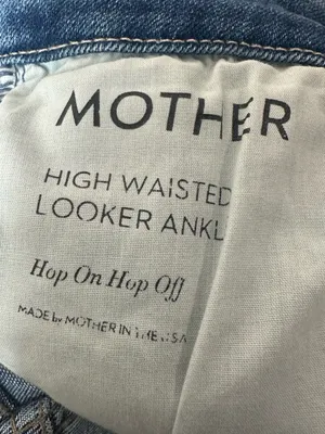 Mother High Waisted Looker Ankle Jeans Size 31 thumbnail 7