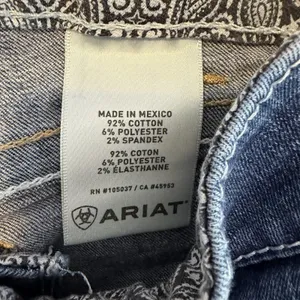Ariat REAL Jeans Women's 28R MidRise Stretch Whipstitch Bootcut Western Rodeo thumbnail 5