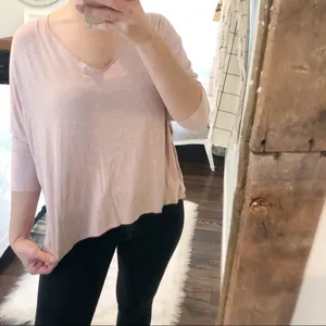 Sadie & Sage Large dusty rose dolman sleeve top thumbnail 4
