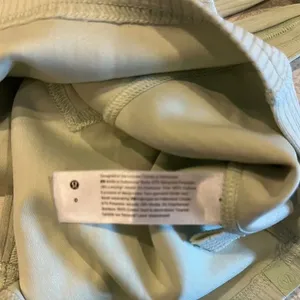 Lululemon Ribbed Softstreme Cropped Tank Kohlrabi Green - Size: 0 thumbnail 4