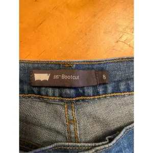 Levi’s 515 Jeans Womens 8 Bootcut Denim Blue Medium Wash thumbnail 6