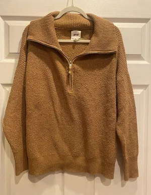 Aerie Half-Zip Sweater thumbnail 1