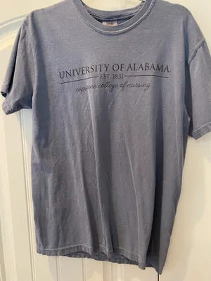 Comfort Colors Alabama Nursing T shirt thumbnail 2