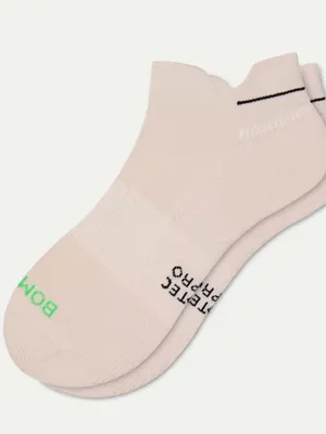 BOMBAS RunPro Ankle Socks - NWT - Pebble Sand - Medium M thumbnail 3