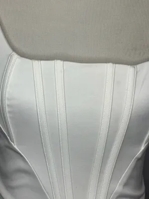 White Corset Top thumbnail 3