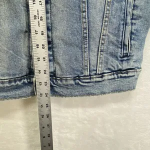 Levis Mens Classic Denim Stonewash Trucker Jean Button Down Jacket Sz‎ Small thumbnail 3