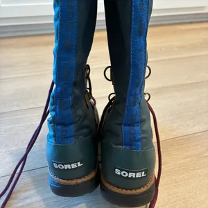Sorel Women’s Damien Retro 88 Waterproof Rain Boot Teal Green Size 6 thumbnail 6