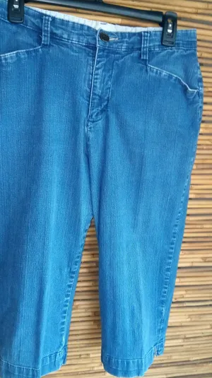 Lee 10P 30 At The Waist Cropped Capri Jeans Petite thumbnail 1