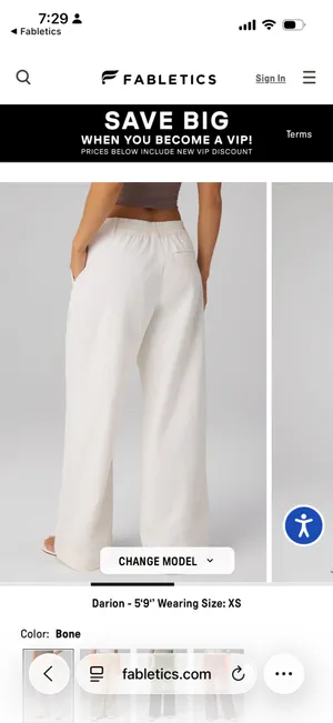 Fabletics Wide-Leg Pants thumbnail 2