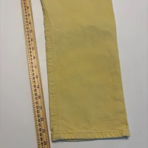 Levi's 501 Original Fit Jeans Womens 29 Yellow Straight Leg Button Fly Denim thumbnail 6