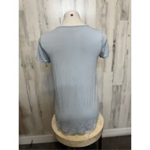 Hollister Light Blue Pocket Tee Small | Must Have Collection Soft Basic T Shirt thumbnail 3