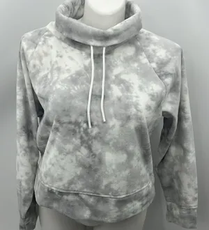 Old Navy microfleece funnel neck cropped XL sweatshirt thumbnail 1