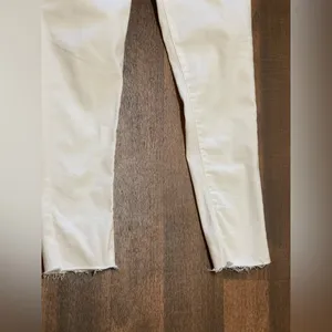 Free People Cream Skinny Jeans thumbnail 3