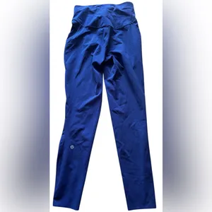 Lululemon Base Pace High-Rise Tight 25" Symphony Blue size 6 EUC Run Gym Yoga thumbnail 2