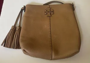 Tory Burch pebbled leather McGraw swingpack crossbody bag thumbnail 1